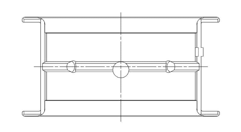 ACL — ACL Chevrolet V8 396-402-427-454 Race Series (Narrowed) Engine Crankshaft Main Bearing Set - view 5