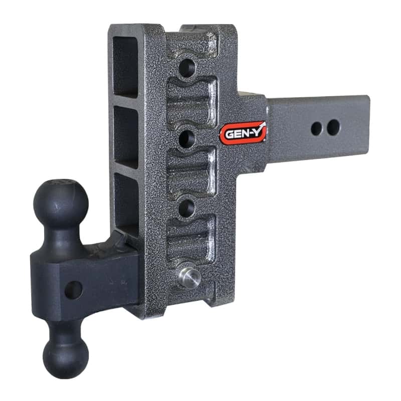 GEN-Y Hitch — Gen-Y Mega Duty 3in Shank 6in Offset Drop 3.5K TW 32K Hitch w/GH-0161 Dual-Ball
Drop Hitch - view 1