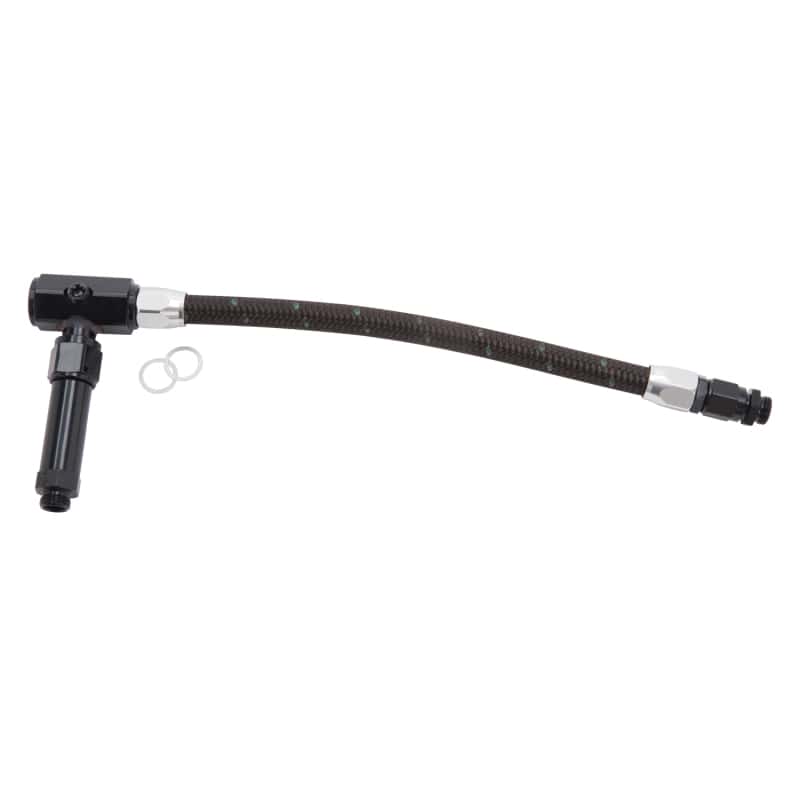 Russell — Russell Performance -6 AN to 3/8in Female NPT ProClassic Demon Dual Inlet Carb Kit (Black/Silver)
Carburetor Fuel Line - view 2