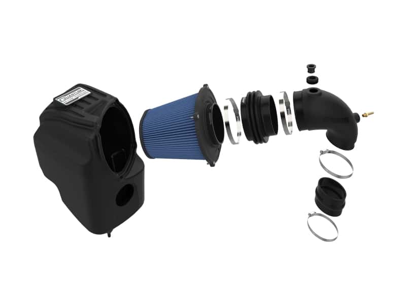 aFe — aFe QUANTUM Cold Air Intake System w/ Pro 5R Media 15-19 Ford Transit V6-3.5L (tt)
QUANTUM Intake - view 2