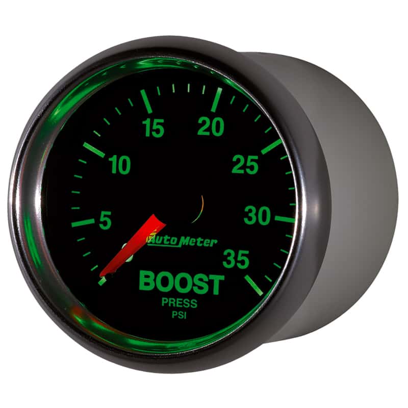 AutoMeter — AutoMeter GS 2 1/16 inch 35PSI Mechanical Boost Gauge
2-1/16" BOOST, 0-35 - view 10