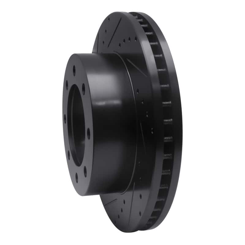 R1 Concepts — R1 05-12 Ford F-250 4WD (Super Duty) Front Left Drilled & Slotted Black Brake Rotor
R1 Brake Rotor Drill - view 2