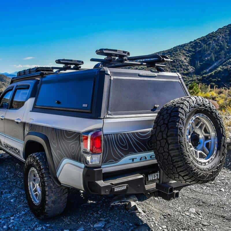 Westin — Westin EXP Truck Cap COMPLETE KIT A + BS (16-23 Toyota Tacoma 5.2ft. Bed)
 - view 5