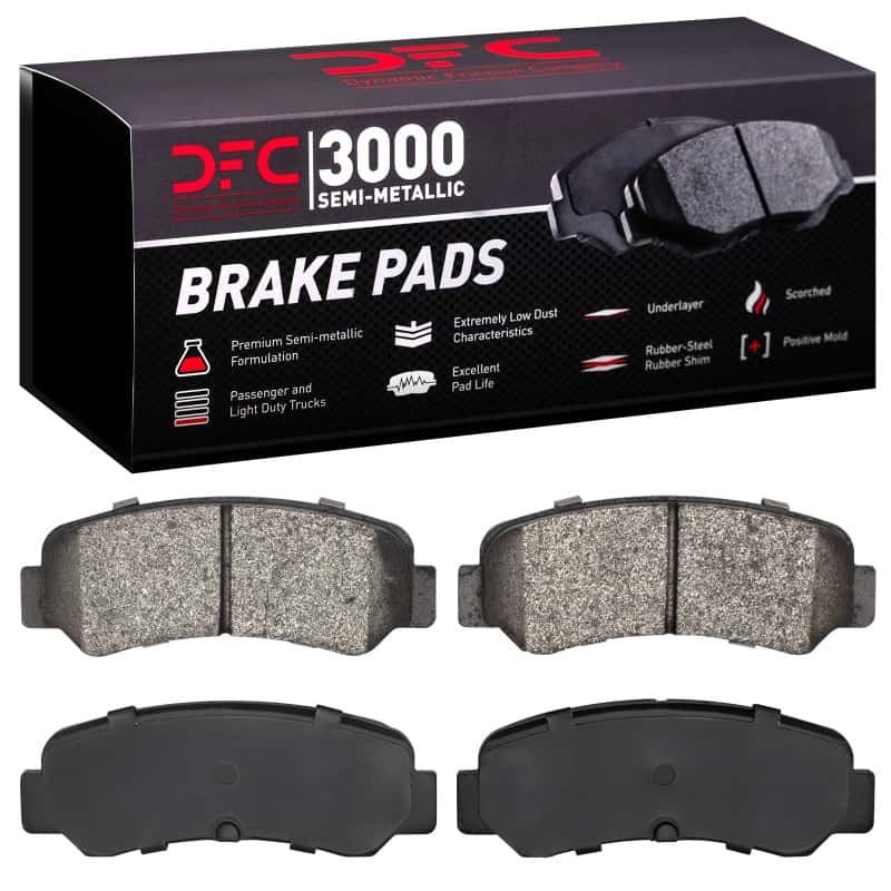 DFC — DFC 76-80 Plymouth Arrow Rear 3000 Semi-Metallic Brake Pads
DFC Brake Pad Set - view 5