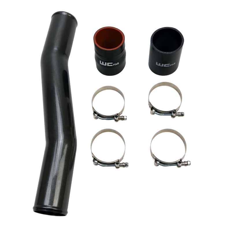 Wehrli — Wehrli 03-07 Dodge 5.9L Cummins Passenger Side 3in Replacement Intercooler Pipe - Bengal Red
P IC Pipe 03-07 BR - view 1