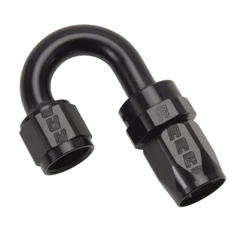 Russell — Russell Performance -8 AN Black 180 Degree Full Flow Swivel Hose End
Hose Fitting - view 3