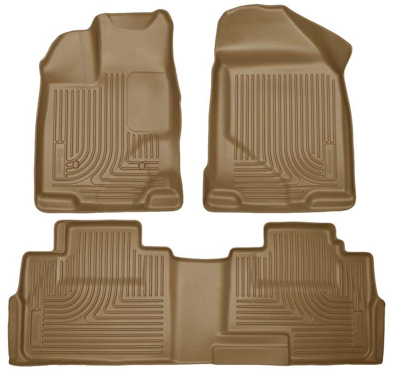 Husky Liners — Husky Liners 07-13 Ford Edge / 07-13 Lincoln MKX Weatherbeater Tan Front & 2nd Seat Floor Liners
Floor Liners - view 2