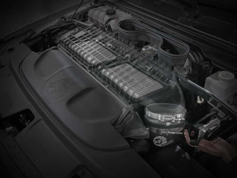 aFe — aFe Super Stock Carbon Fiber Pro Dry S Induction System 2021 RAM 1500 TRX V8-6.2L SC
Super Stock Intake - view 5