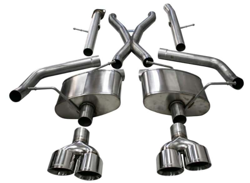 CORSA Performance — Corsa 18-21 Jeep Grand Cherokee TrackHawk 6.2L Xtreme Cat-Back Dual Rear Exit w/4.5in Polished Tips
Exhaust - view 3