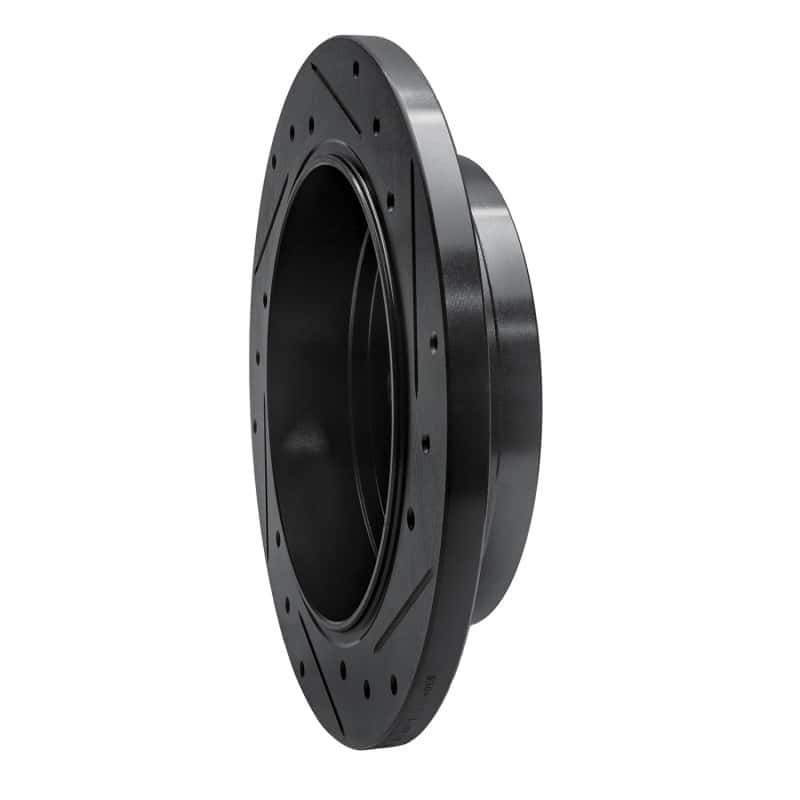 R1 Concepts — R1 98-05 Mercedes-Benz ML320 Rear Left Drilled & Slotted Black Brake Rotor
R1 Brake Rotor Drill - view 4
