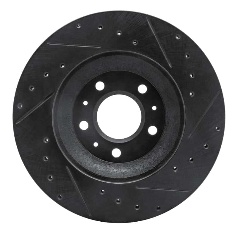 R1 Concepts — R1 04-08 Cadillac CTS Front Left Drilled & Slotted Black Brake Rotor
R1 Brake Rotor Drill - view 5