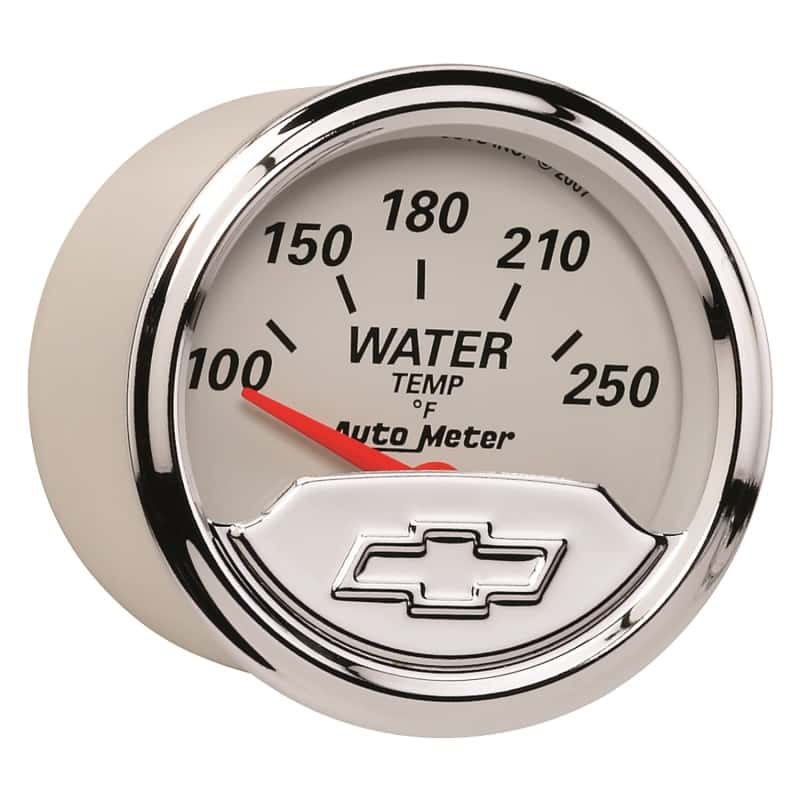 AutoMeter — Autometer Chevy Vintage 2in 100-250 Deg F Short Sweep Electronic Water Temp Gauge
GA 2" WTEMP ELEC CV - view 5