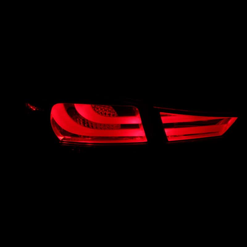 ANZO — ANZO 2011-2013 Hyundai Elantra LED Taillights Smoke 4pc - view 4