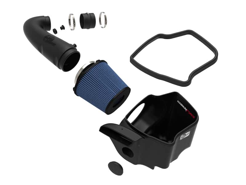 aFe — aFe Magnum FORCE Pro 5R Cold Air Intake System 11-19 Jeep Grand Cherokee (WK2) V8-5.7L
Magnum FORCE Intake - view 2