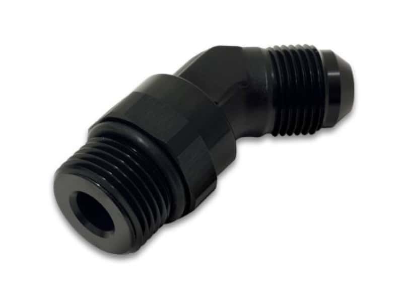 Vibrant — Vibrant -12AN Male to Male -12AN Straight Cut 45 Degree Adapter Fitting - Anodized Black
-12AN-12ORBMale45Deg - view 3