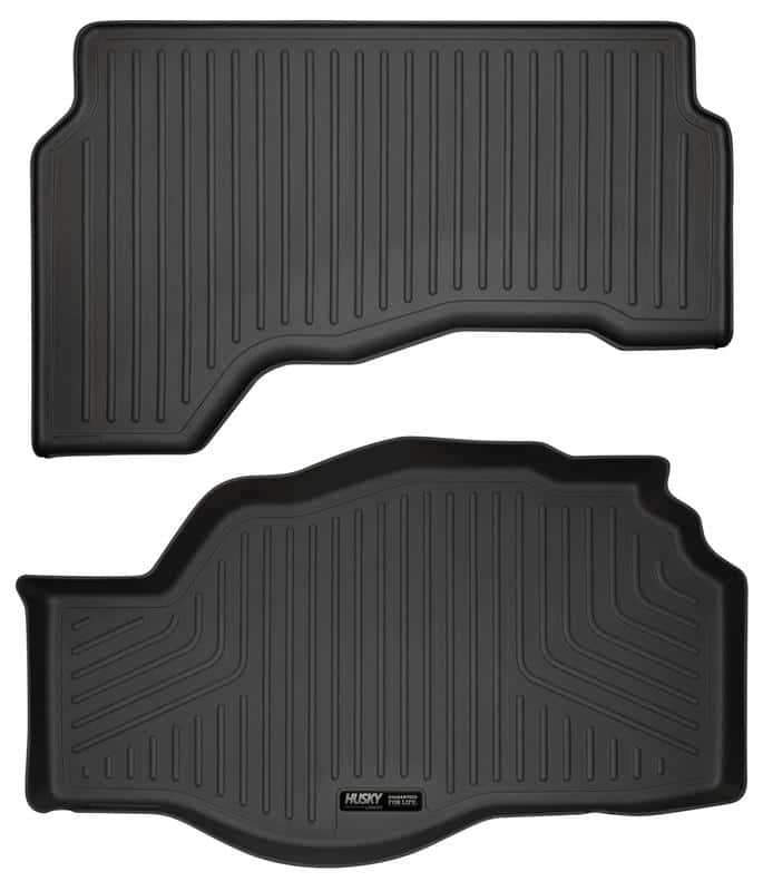 Husky Liners — Husky Liners 2013-2016 Ford Fusion S Hybrid /SE Hybrid WeatherBeater Black Trunk Liner
Trunk Liner - view 2