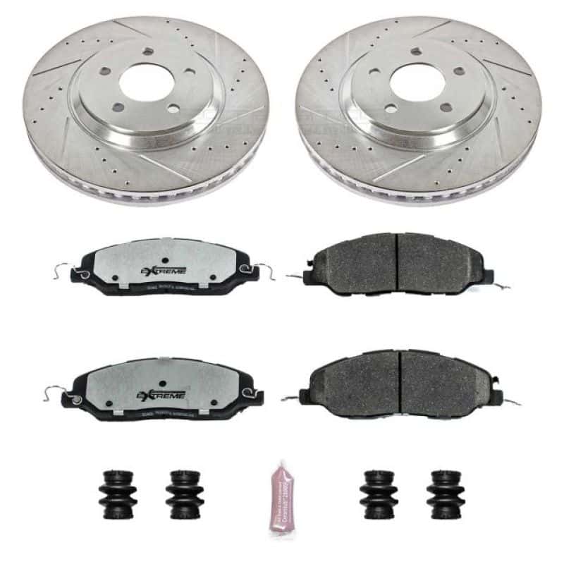 PowerStop — Power Stop 11-14 Ford Mustang Front Z26 Street Warrior Brake Kit - view 1