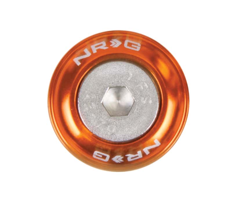 NRG — NRG Fender Washer Kit w/Rivets For Metal (Orange) - Set of 10 - view 2