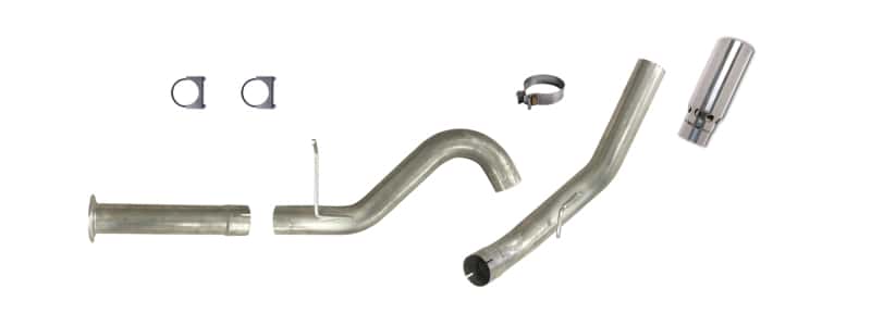 Diamond Eye Performance — Diamond Eye KIT 4in DPF-BACK Single SS 07.5-10 CHEVY 6 6L 2500/3500 PCKGD BX46X14X14OD EL-PL
KIT; 4in.; DPF-BACK; - view 2