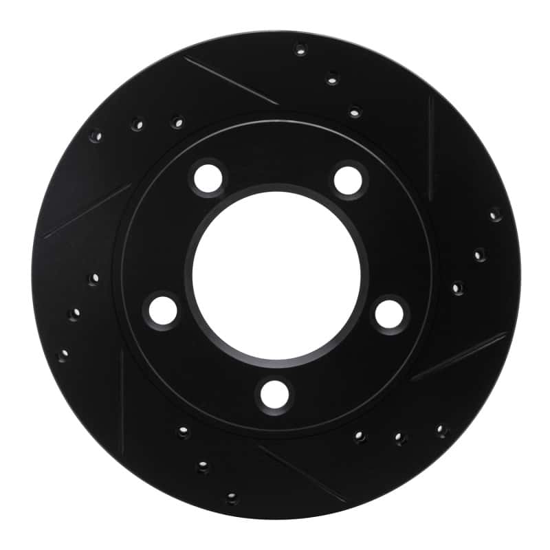 R1 Concepts — R1 76-93 Ford F-150 4WD Front Right Drilled & Slotted Black Brake Rotor
R1 Brake Rotor Drill - view 1