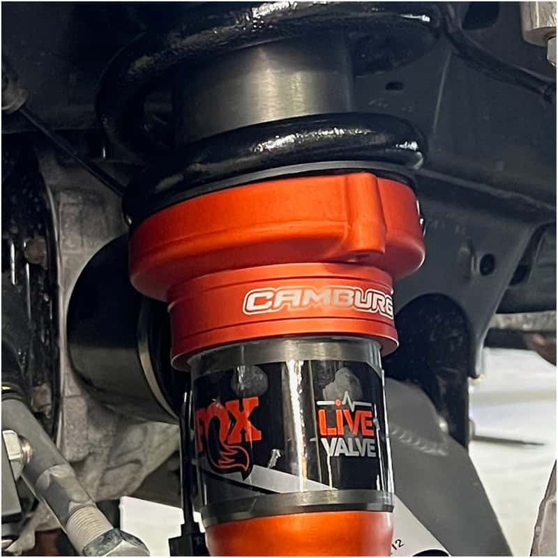 Camburg — Camburg Ford Raptor 21-23 1in Front Spring Preload Spacer Kit (Fox Orange)
Spring Preload Kit - view 1