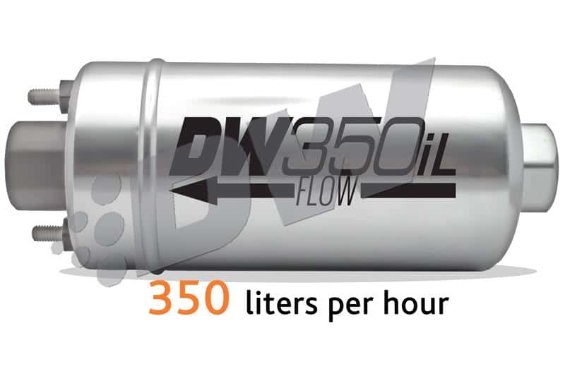 DeatschWerks — DeatschWerks 350 LPH DW350iL In-Line External Fuel Pump (No Bracket) - view 3