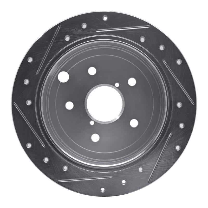 R1 Concepts — R1 2015-2021 Subaru WRX Rear Right Drilled & Slotted Silver Brake Rotor
R1 Brake Rotor Drill - view 5