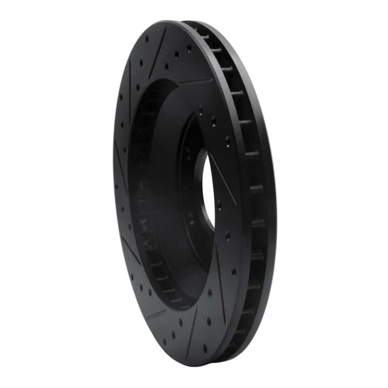 R1 Concepts — R1 02-05 Buick Rainier Front Right Drilled & Slotted Black Brake Rotor
R1 Brake Rotor Drill - view 4