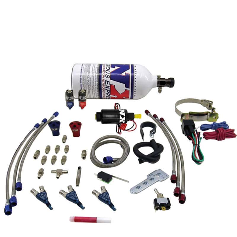 Nitrous Express — Nitrous Express Three Cyl Piranha Nitrous Kit w/2.5lb Bottle
Injection System Kit
N2OSys - view 2