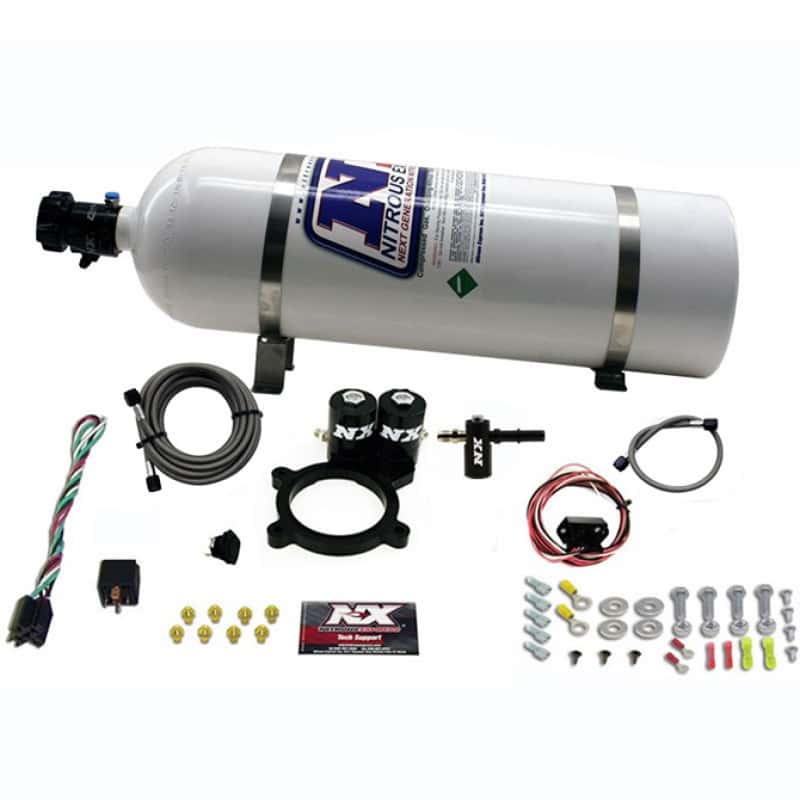 Nitrous Express — Nitrous Express 2014+ GM 5.3L Truck Nitrous Plate Kit (50-250HP) w/15lb Bottle
Injection System Kit
N2OSys - view 2