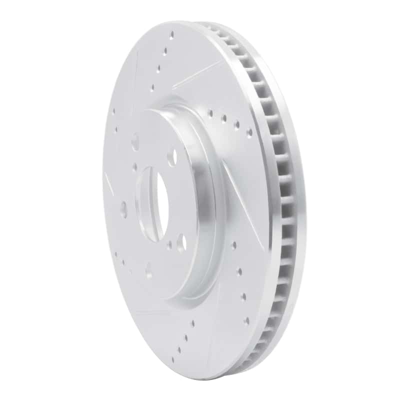 R1 Concepts — R1 06-15 Lexus IS250 Left Front Drilled & Slotted Silver Brake Rotor
R1 Brake Rotor Drill - view 2