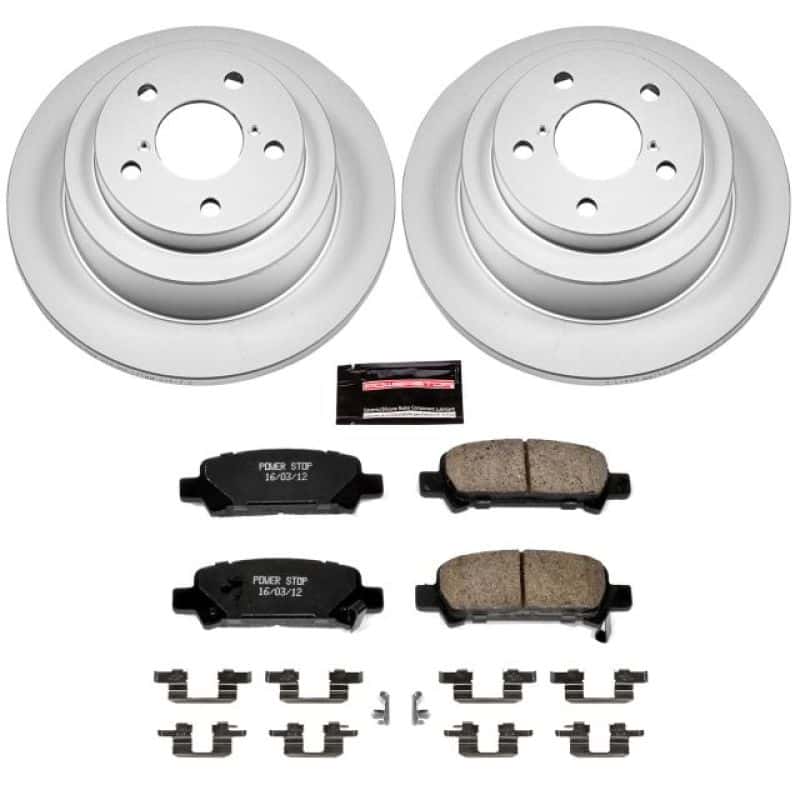 PowerStop — Power Stop 98-03 Subaru Forester Rear Z17 Evolution Geomet Coated Brake Kit - view 1