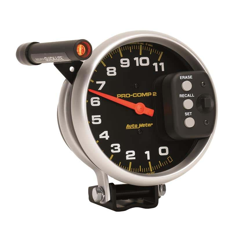 AutoMeter — Autometer 5 inch 11000 RPM Single Range w/ Pro-Comp 2 & Memory Tachometer
5" TACH, 11,000 RPM, - view 5