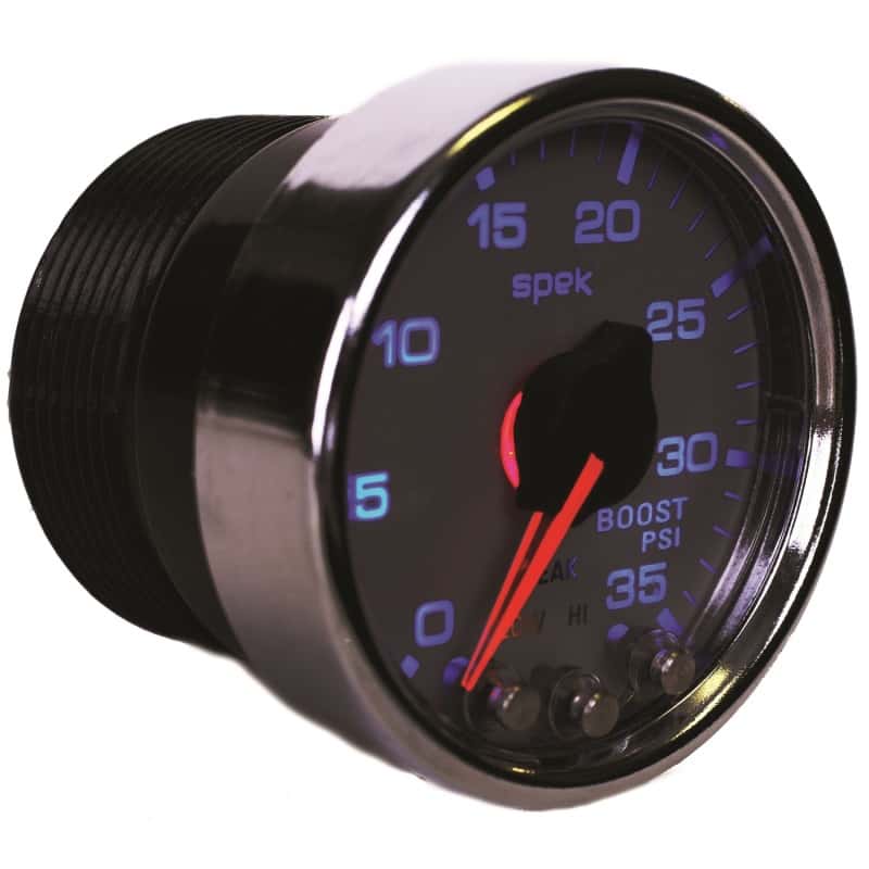 AutoMeter — Autometer Spek-Pro Gauge Boost 2 1/16in 35psi Stepper Motor W/Peak & Warn Silver/Chrome
GA 2" BST 35 SCC SPK - view 6
