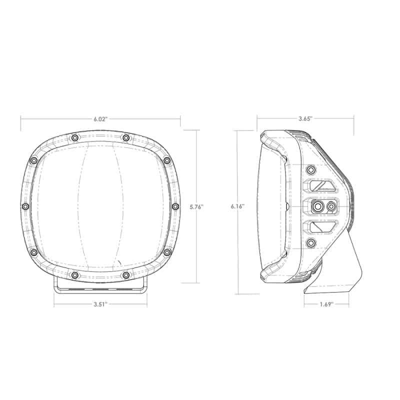 Rigid Industries — Rigid Industries Adapt XP Xtreme Powersports LED Light (Single)
LED LIGHT - view 8