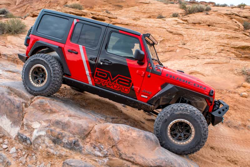 DV8 Offroad — DV8 Offroad 2018+ Jeep Wrangler JL Armor Fenders w/ LED Turn Signal Lights
Fender Flares - view 5