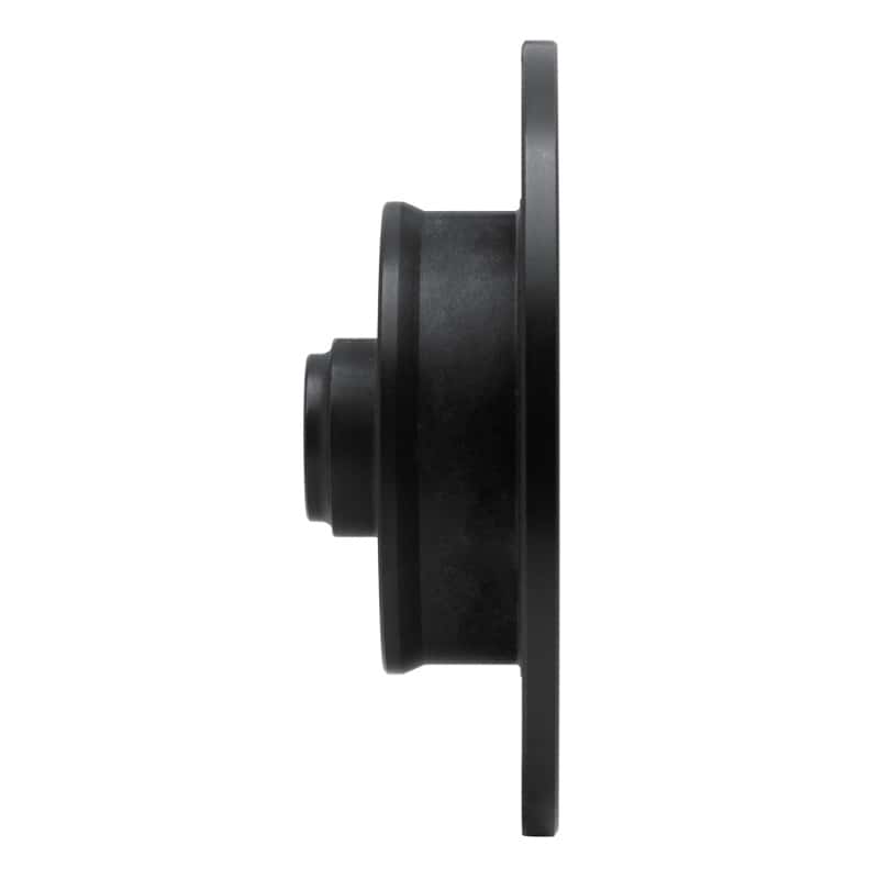 R1 Concepts — R1 85-02 Volkswagen Cabrio Rear Left Drilled & Slotted Black Brake Rotor
R1 Brake Rotor Drill - view 3