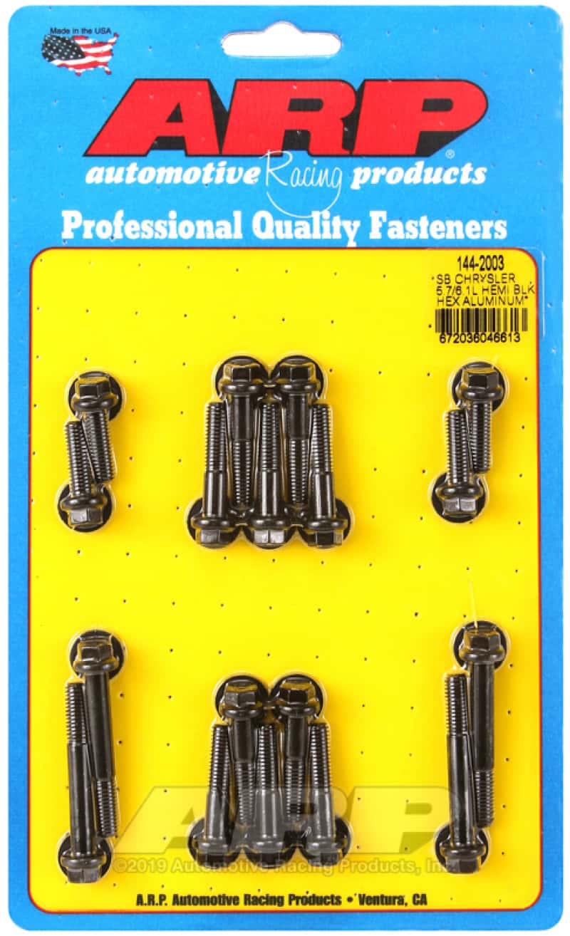 ARP — ARP Small Block Chrysler 5.7/6.1L Hemi Hex Aluminum Intake Manifold Bolt Kit - view 2