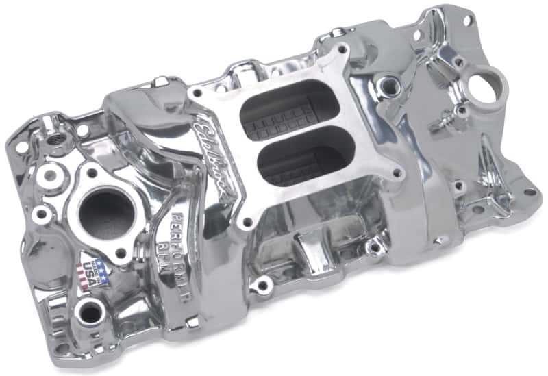 Edelbrock — Edelbrock Perf RPM Manifold Polished
MANIFOLD - view 4