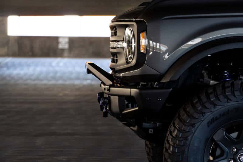 DV8 Offroad — DV8 Offroad 21-22 Ford Bronco Factory Modular Front Bumper Bull Bar - view 8