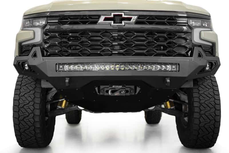 Addictive Desert Designs — Addictive Desert Designs 2022+ Chevy Silverado 1500 ZR2 Stealth Fighter Front Bumper
Bumper- Front - view 32