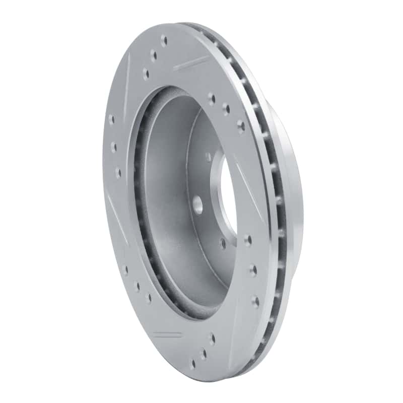 R1 Concepts — R1 89-01 Chevrolet Metro Front Right Drilled & Slotted Silver Brake Rotor
R1 Brake Rotor Drill - view 4