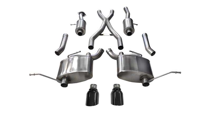 CORSA Performance — Corsa 2011-2021 Jeep Grand Cherokee Black 2.5in Dual Rear Exit Cat-Back Exhaust
Exhaust - view 2
