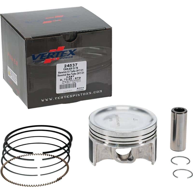 Vertex Pistons — Vertex Piston 2017 Can-Am Maverick X3 900cc Cast Replica Piston Kit - view 2