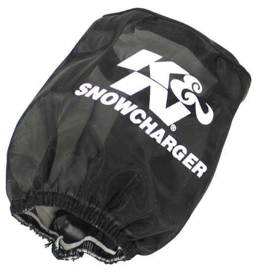 K&N Engineering — K&N Filter Wrap Drycharger Oval Tapered Black - 3.75in Base I/S Width x 3in Top I/S Width x 4in H - view 2