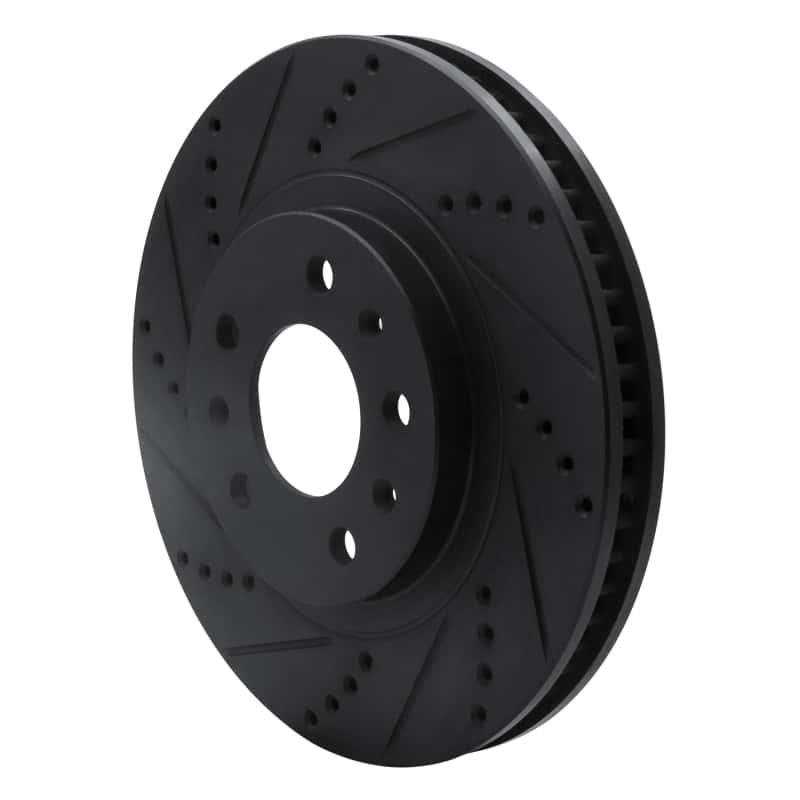 R1 Concepts — R1 03-07 Cadillac CTS Front Left Drilled & Slotted Black Brake Rotor
R1 Brake Rotor Drill - view 2