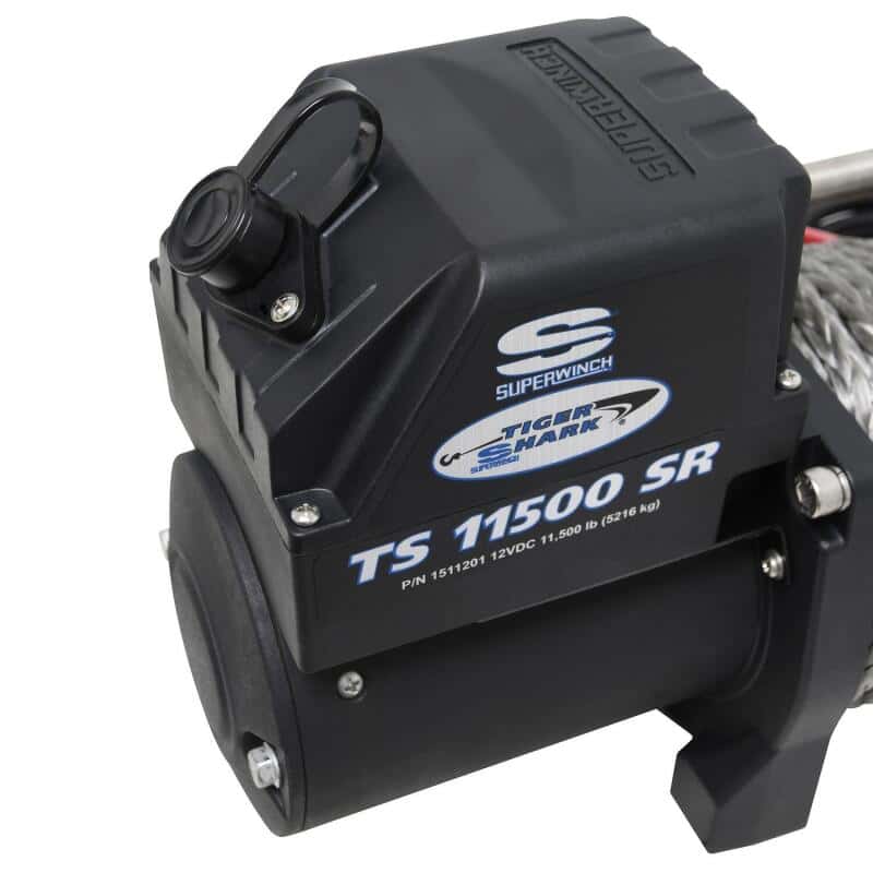 Superwinch — Superwinch 11500 LBS 12V DC 3/8in x 80ft Synthetic Rope Tiger Shark 11500 Winch
Winch - view 17