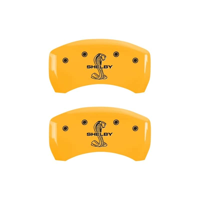 MGP — MGP Rear set 2 Caliper Covers Engraved Rear Tiffany Snake Yellow finish black ch
Caliper Covers - view 1