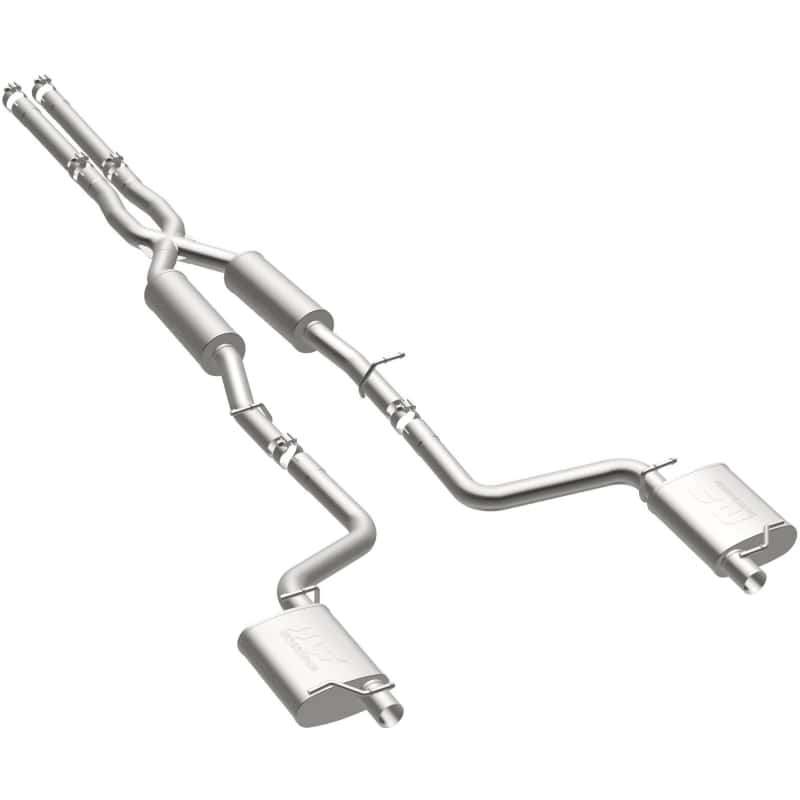 Magnaflow — MagnaFlow Cat-Back SS 2.5in Dual Split Rear Exit (OEM Tips) 15-16 Dodge/Chrysler Charger/300 5.7L V8
Cat-Back - view 27