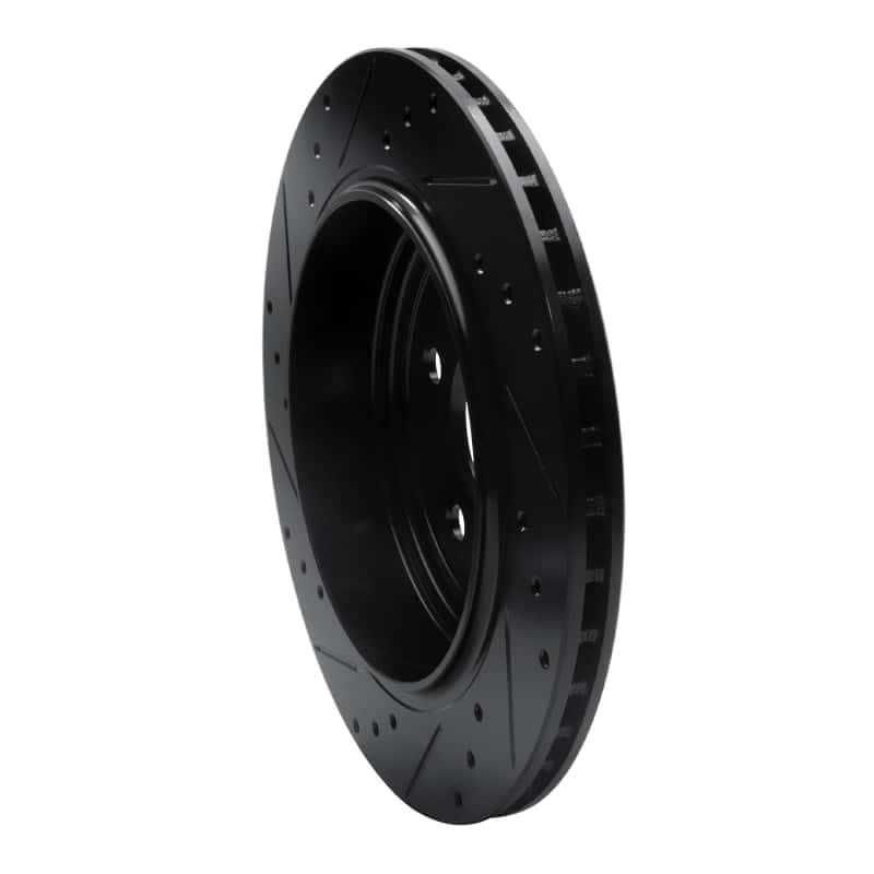 R1 Concepts — R1 11-25 Dodge Durango Rear Right Drilled & Slotted Black Brake Rotor
R1 Brake Rotor Drill - view 4